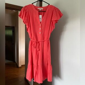 Loft Coral Dress